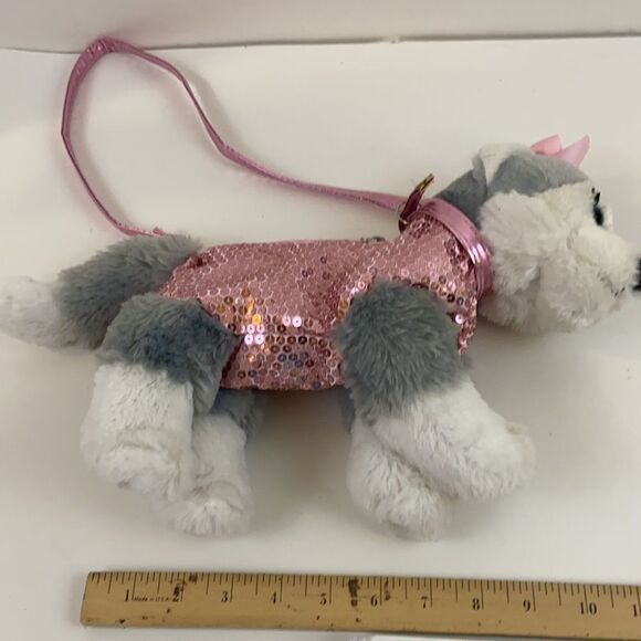 Poochie and co doggie dog bling Husky zipper purse - Picture 4 of 4